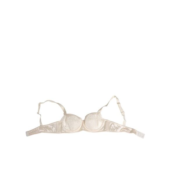 Dolce & Gabbana White Satin Lace Balconnet Lingerie Women's Underwear - Picture 1 of 2